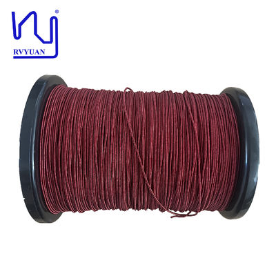 2USTC-F 0.1mm Stranded Wire Red Silk Covered Copper Litz Wire