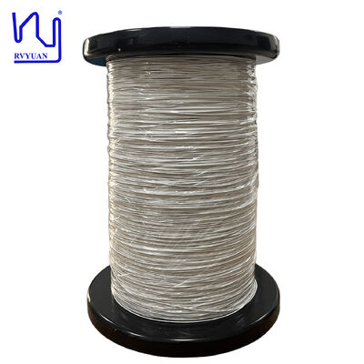 0.055mmx126 Natural Silk Covered Silver Plated Litz Wire For Audio