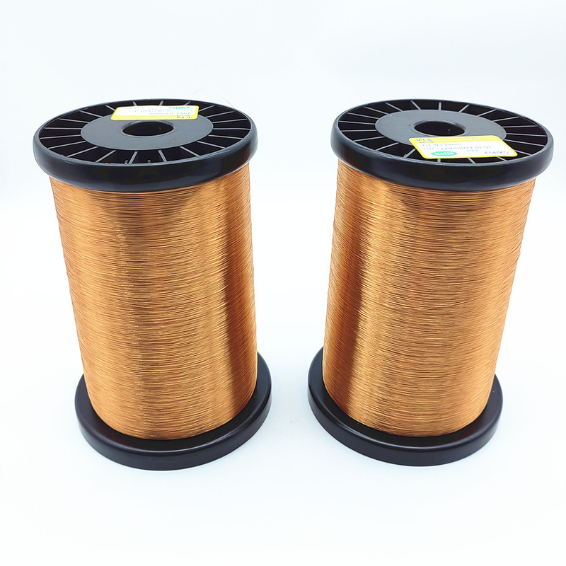 0.3mm 2UEW155 Self adhesive Enameled Copper Wire Magnetic Hot Air Solderable