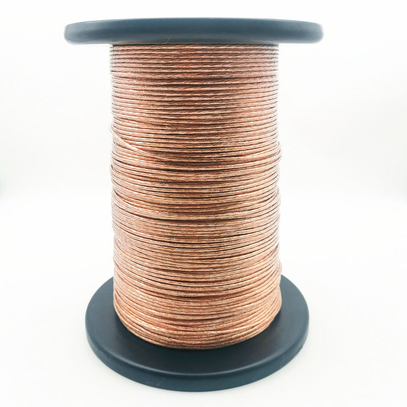 High Frequency Stranded Copper Wire Pet / Pi Insulation 0.2mm