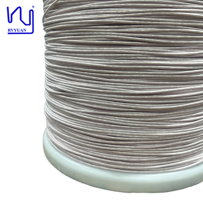 ট্রান্সফর্মারের জন্য 2USTC-F 0.1MMX120 স্ট্র্যান্ড এইচএফ সিল্ক কভার লিটজ ওয়্যার