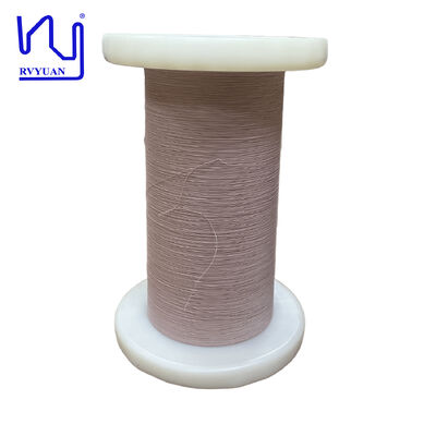 ইউএসটিসি ক্লাস 155 0.025 মিমি*7 ইনসুলেটেড সিল্ক কভারড কপার লিটজ ওয়্যার 500V রেটেড ভোল্টেজ