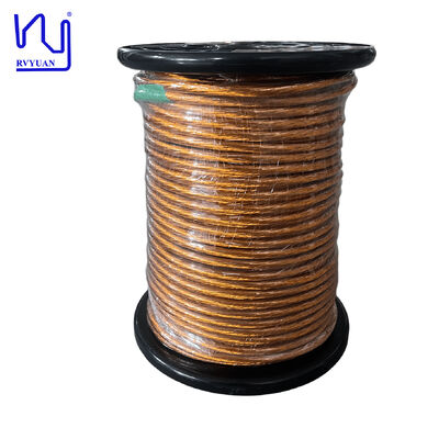 3000/38 AWG টেপড লিটজ ওয়্যার উচ্চ ভোল্টেজ প্রতিরোধ এবং Max.O.D.8ট্রান্সফরমার উইন্ডিং জন্য.23mm