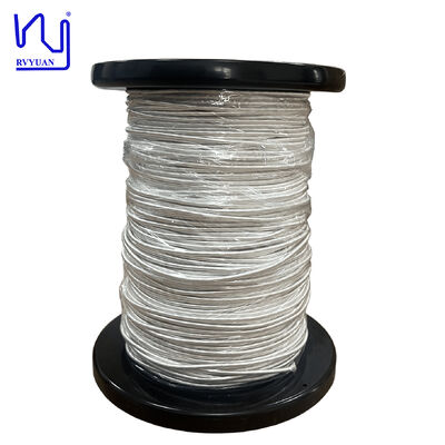 2USTC 0.03X4000 প্রাকৃতিক সিল্ক আচ্ছাদিত লিটজ ওয়্যার একক বা ডাবল পরিবেশন লিটজ ওয়্যার