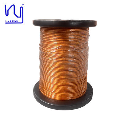 যানবাহনের জন্য 6000V টেপড লিটজ তার 3UEW-F 0.07X800 একক পরিবেশনকারী লিটজ তার
