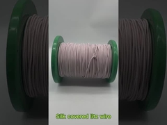 Ruiyuan 40 AWG Strands পরিবেশিত নাইলন উচ্চ ভোল্টেজ এনামেলড কপার লিটজ তার
